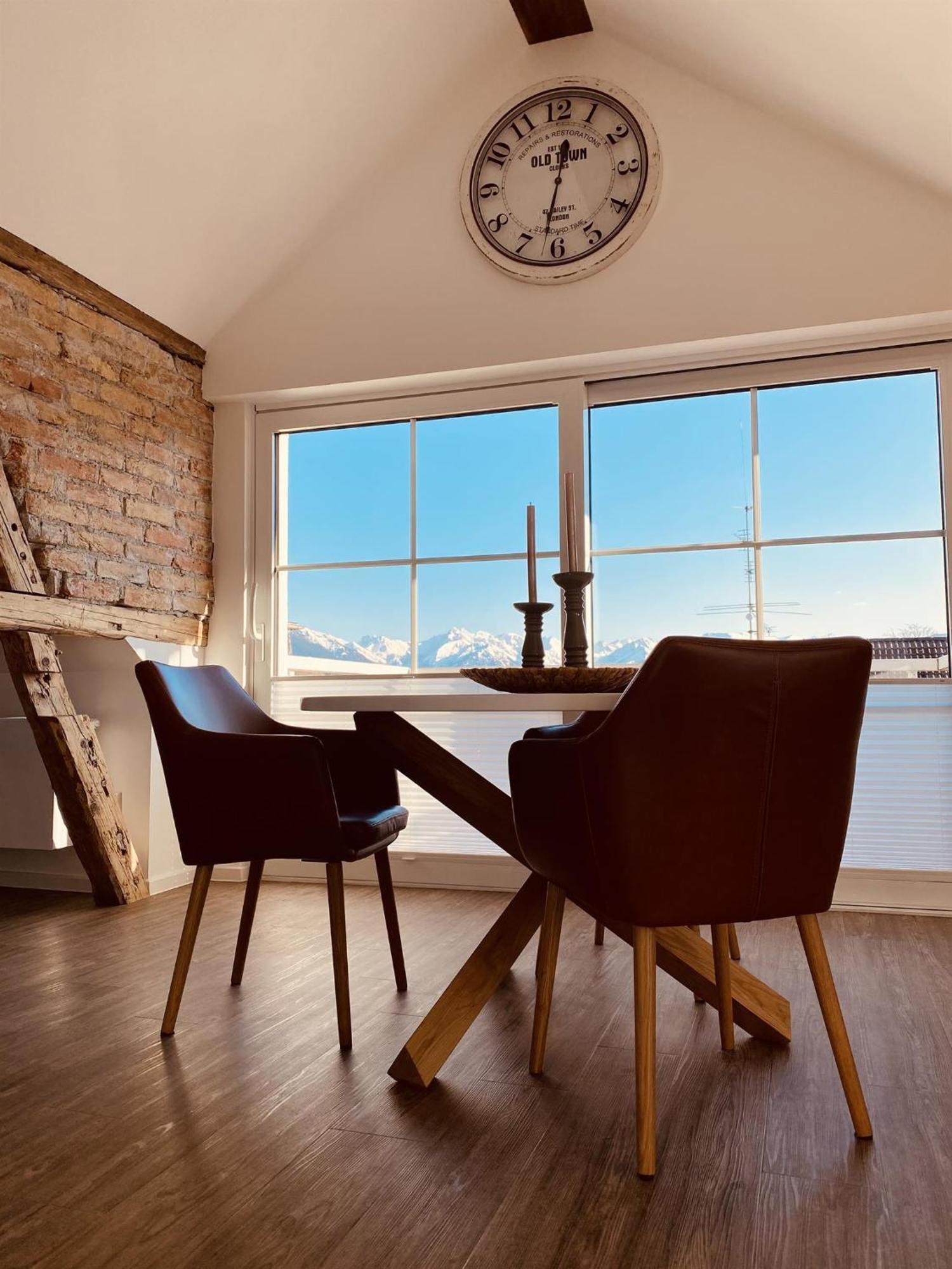 Penthouse Im Dachgeschoss Leilighet Sonthofen Eksteriør bilde