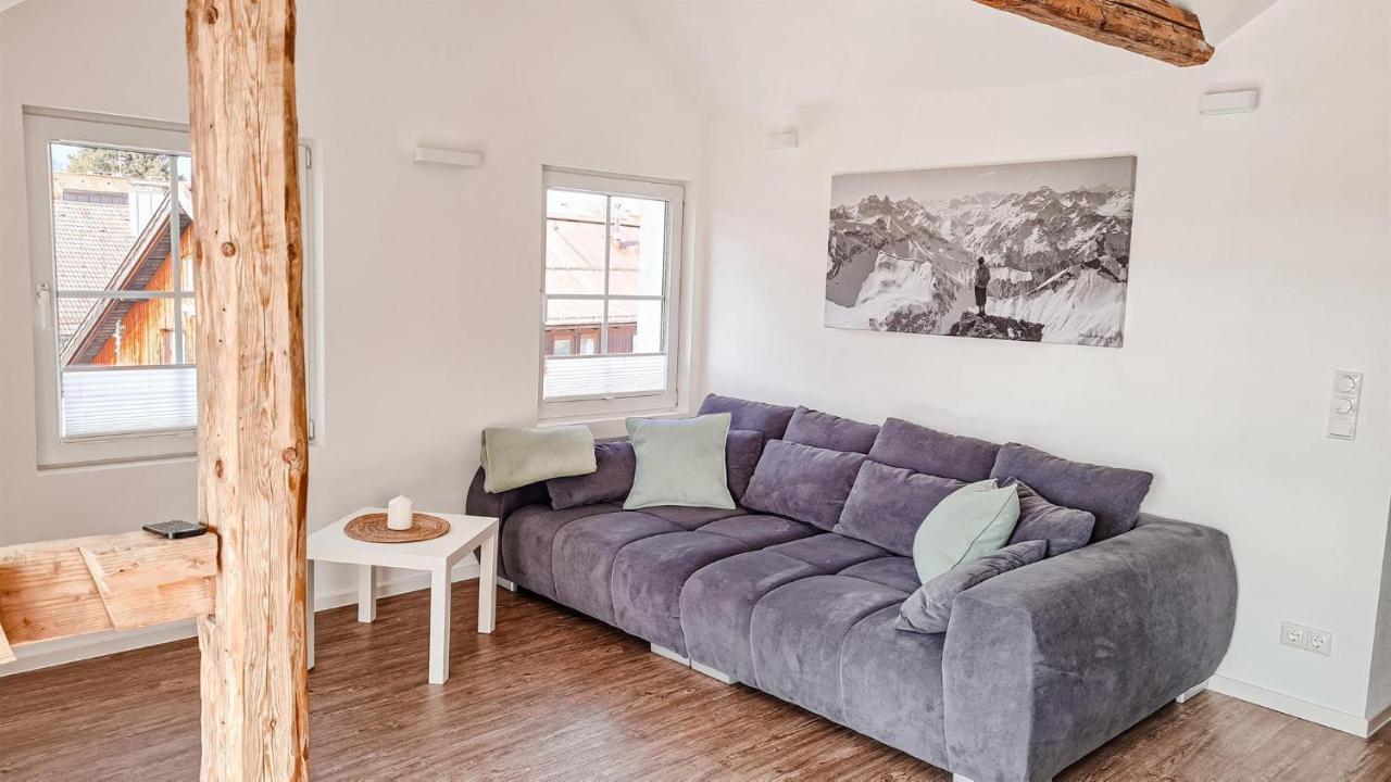 Penthouse Im Dachgeschoss Leilighet Sonthofen Eksteriør bilde