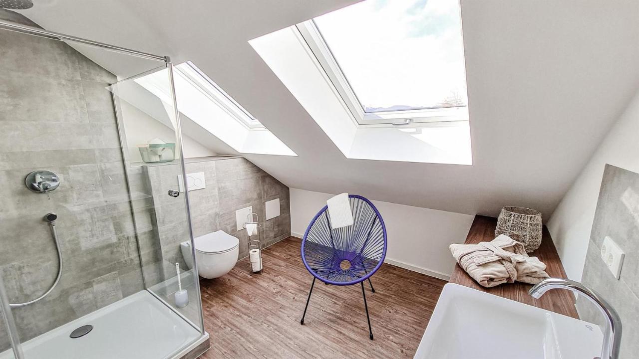Penthouse Im Dachgeschoss Leilighet Sonthofen Eksteriør bilde