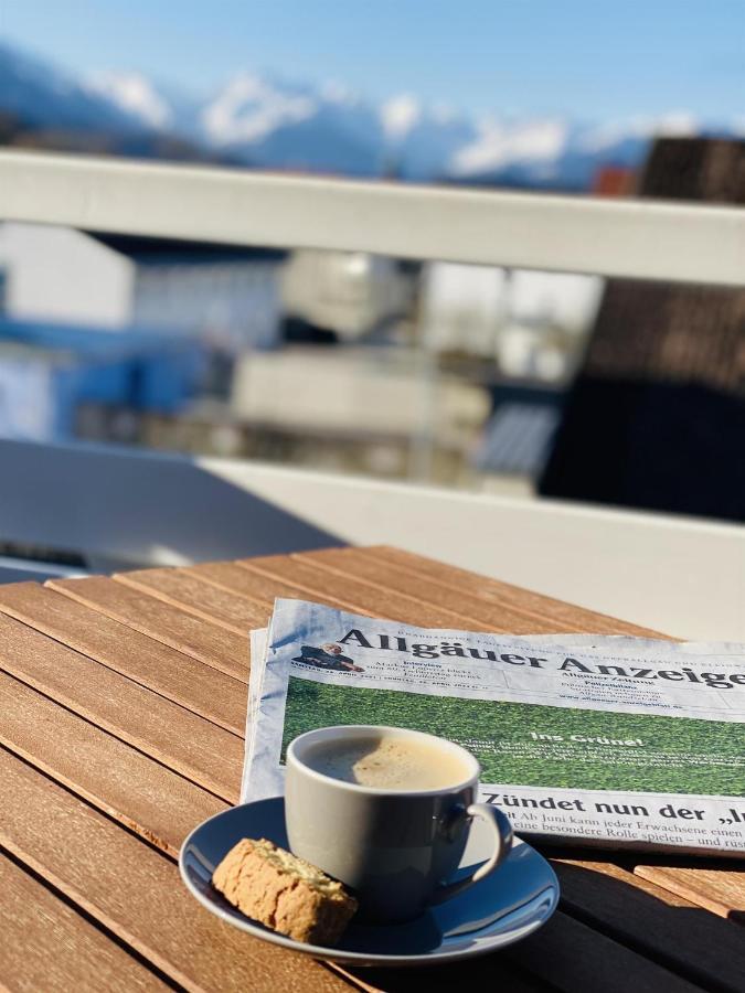Penthouse Im Dachgeschoss Leilighet Sonthofen Eksteriør bilde