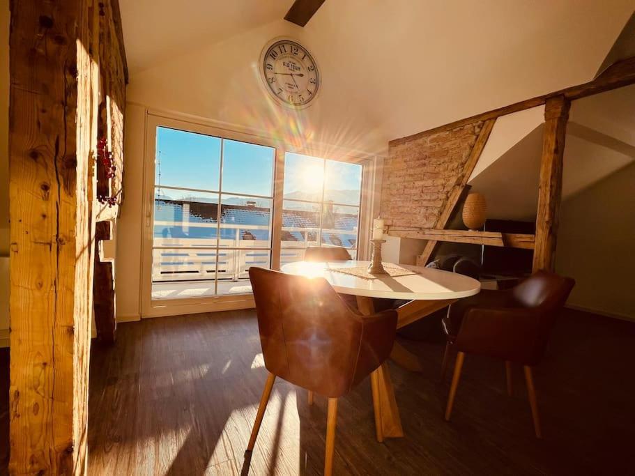 Penthouse Im Dachgeschoss Leilighet Sonthofen Eksteriør bilde